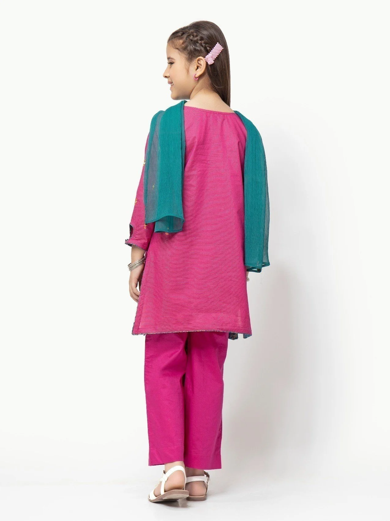 Embroidered Jacquard Suit - EGTP21-22173 - Image 5