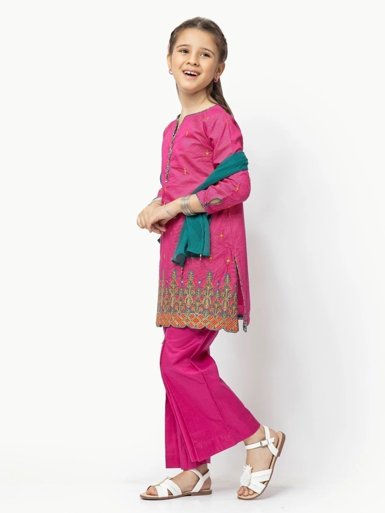 Embroidered Jacquard Suit - EGTP21-22173 - Image 6