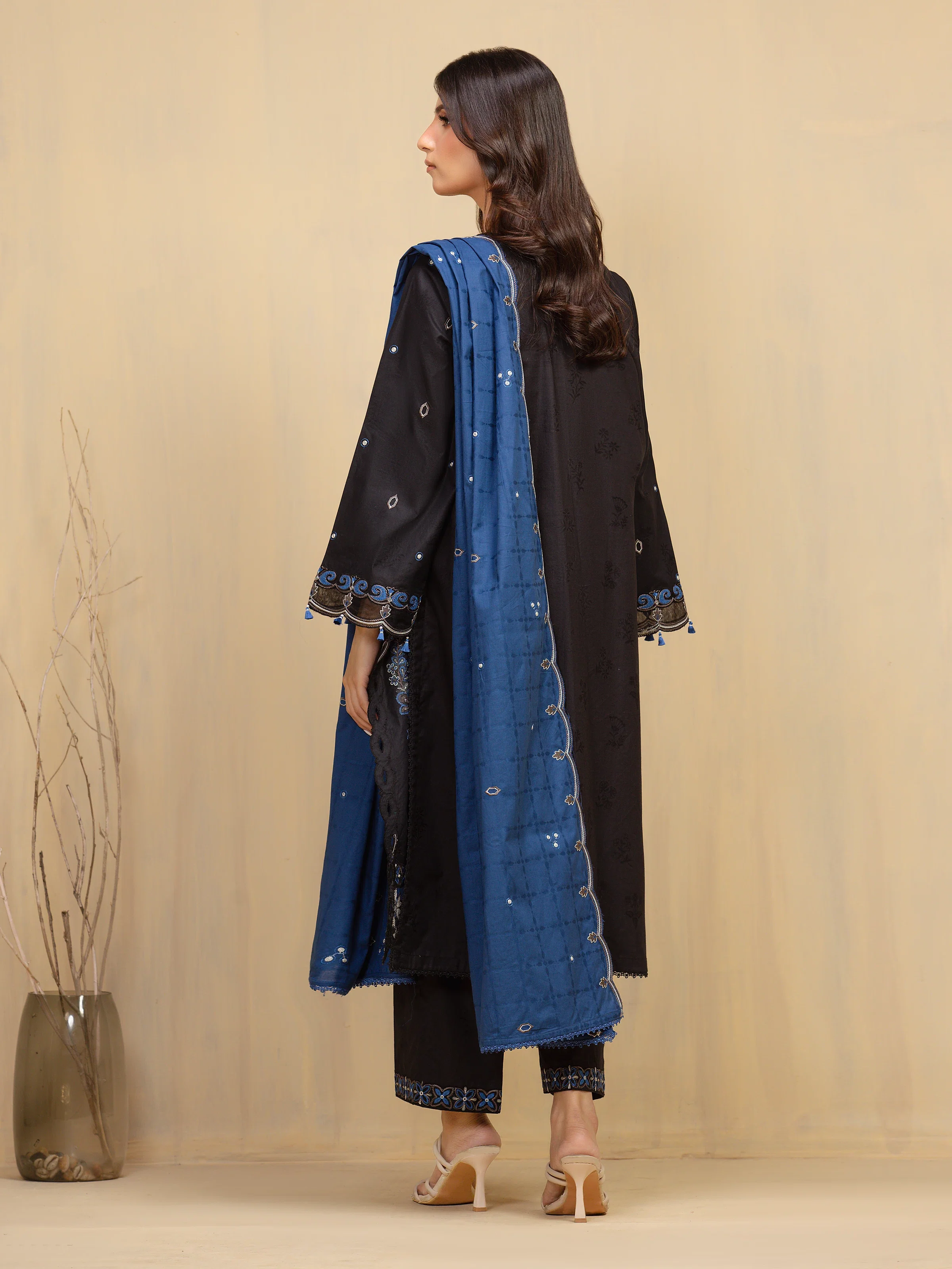 Embroidered Jacquard Shirt - EWU5V3-31159S - Image 6