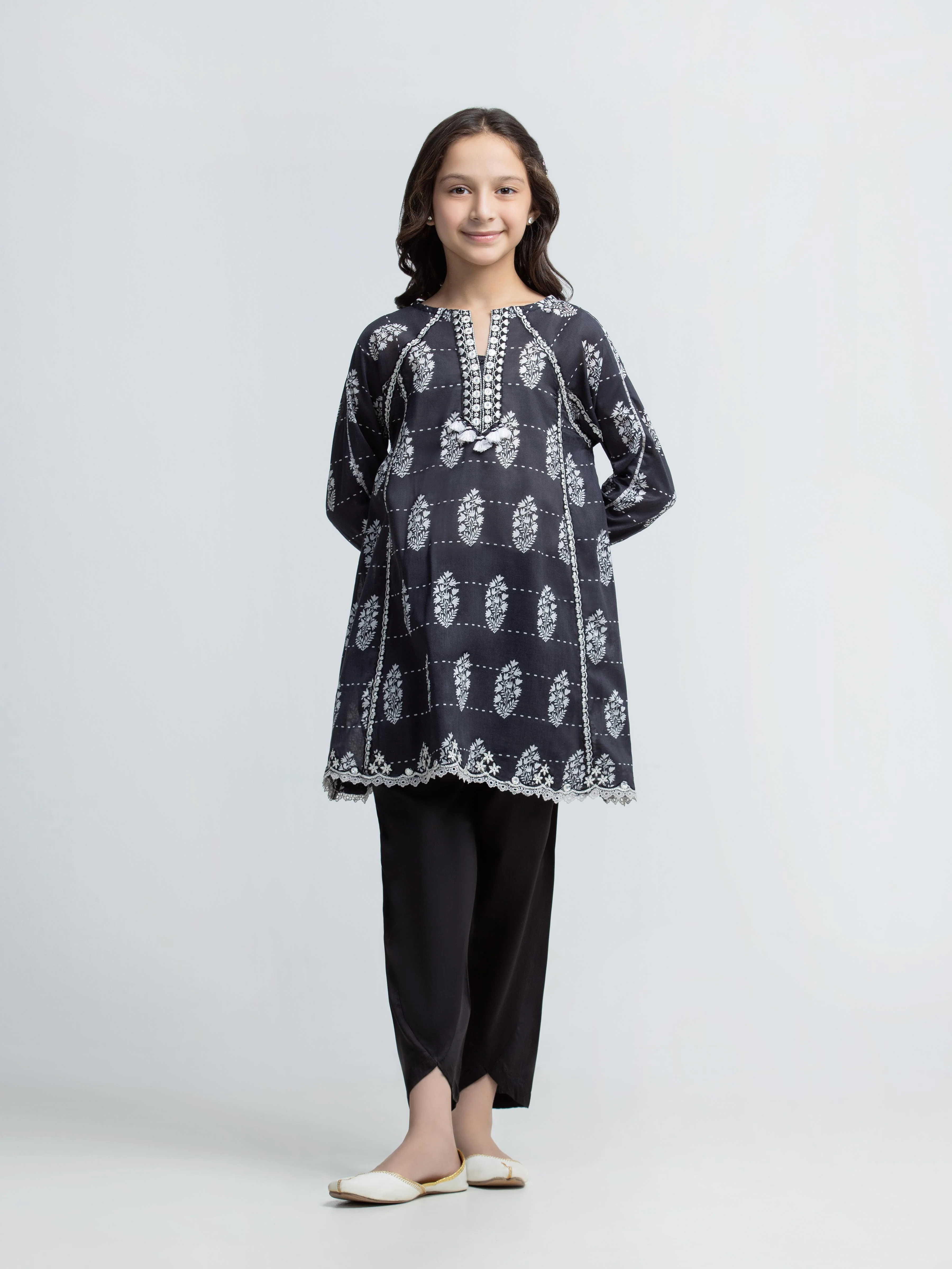 Embroidered Lawn Co-Ord Set - EGTKEP6-73081ST