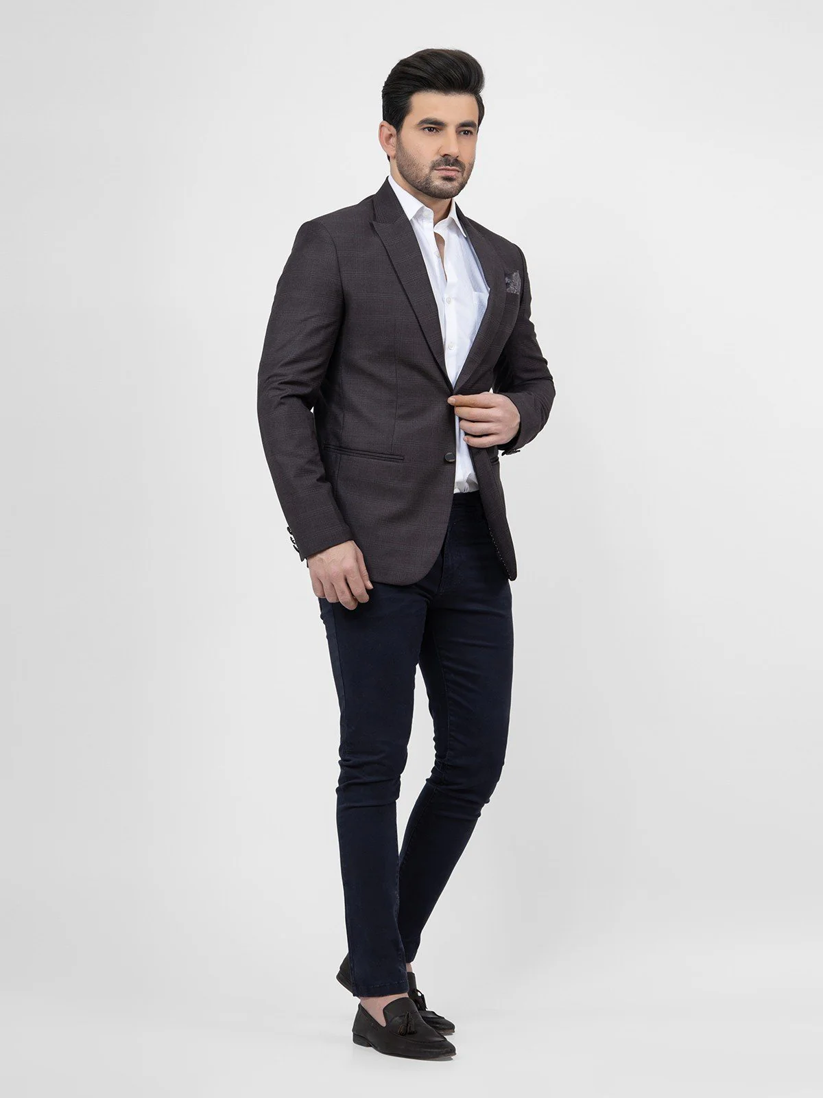 Textured Blazer - EMTB21-6732 - Image 3