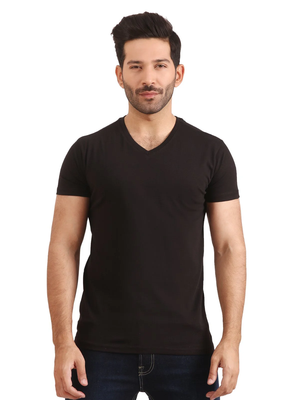 V-Neck Basic Tee - EMTBT20-010