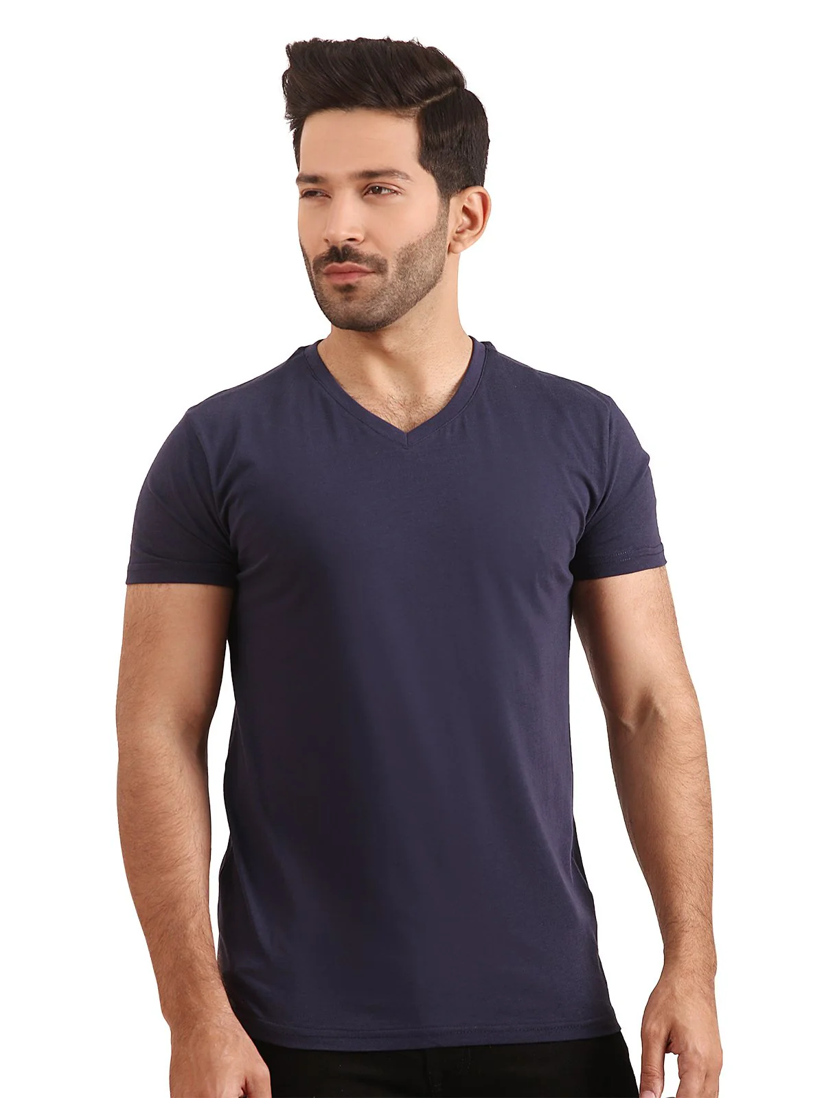 V-Neck Basic Tee - EMTBT20-012