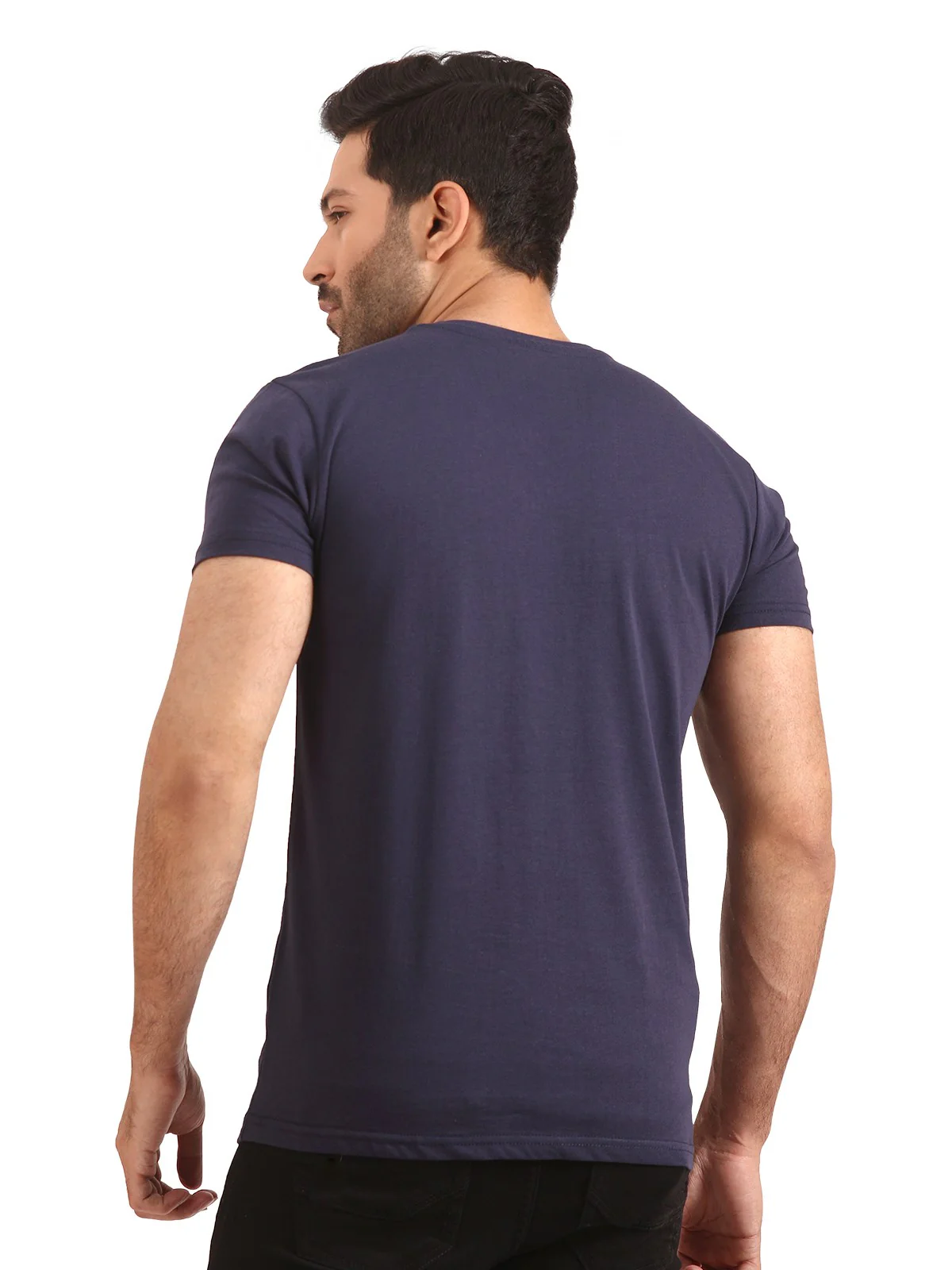 V-Neck Basic Tee - EMTBT20-012 - Image 2