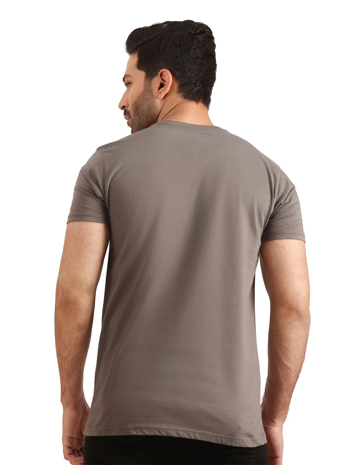 V-Neck Basic Tee - EMTBT20-014 - Image 3
