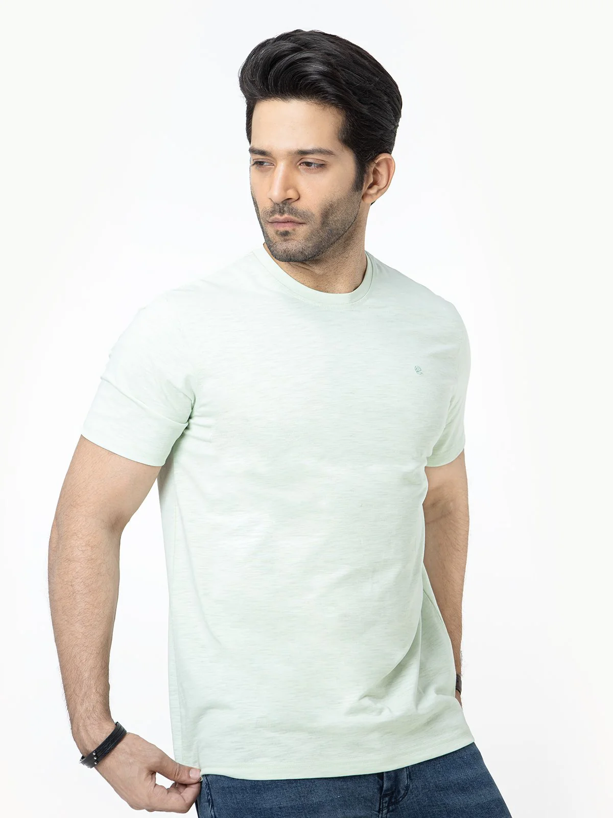 Crew Neck Basic Tee - EMTBT22-006 - Image 2