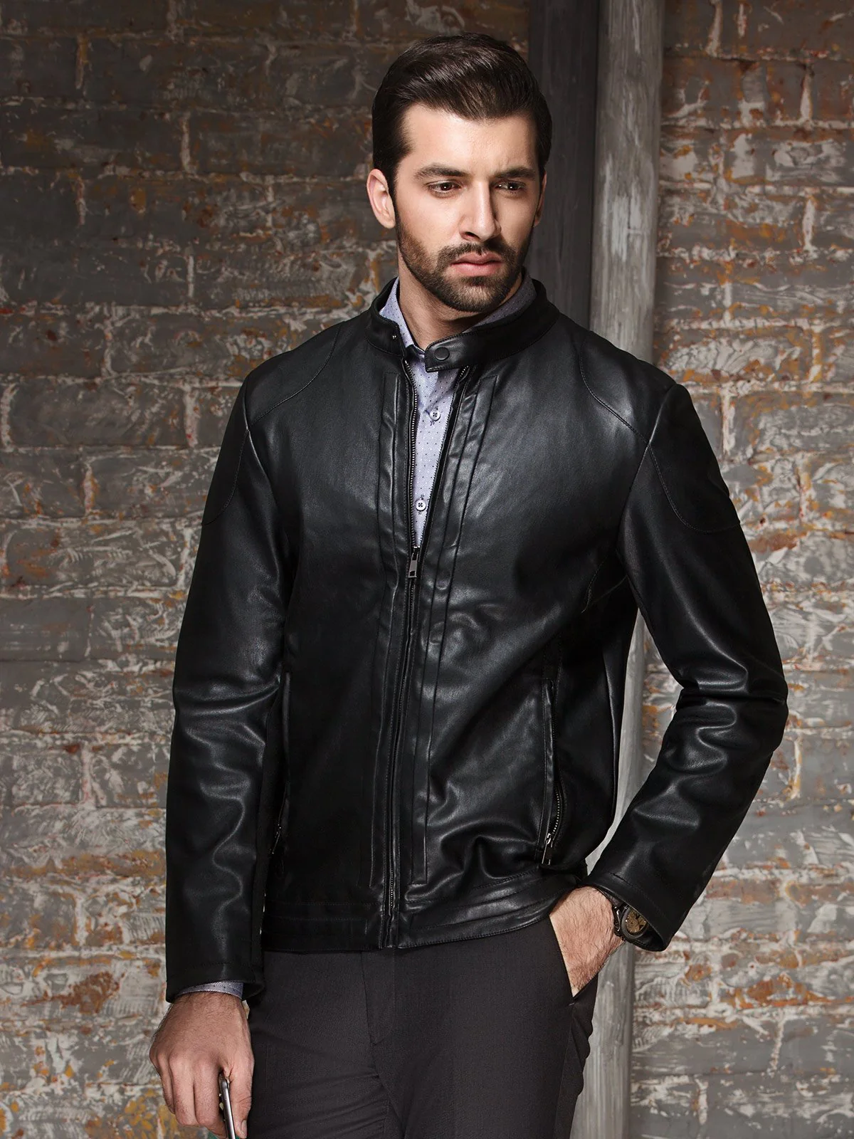Leather Jacket - EMTJ17-006