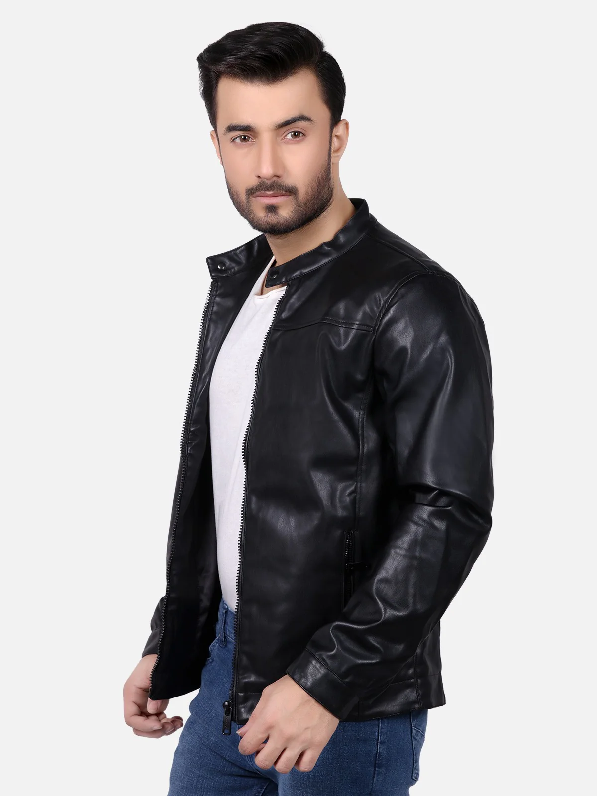 Leather Jacket - EMTJ18-012 - Image 3