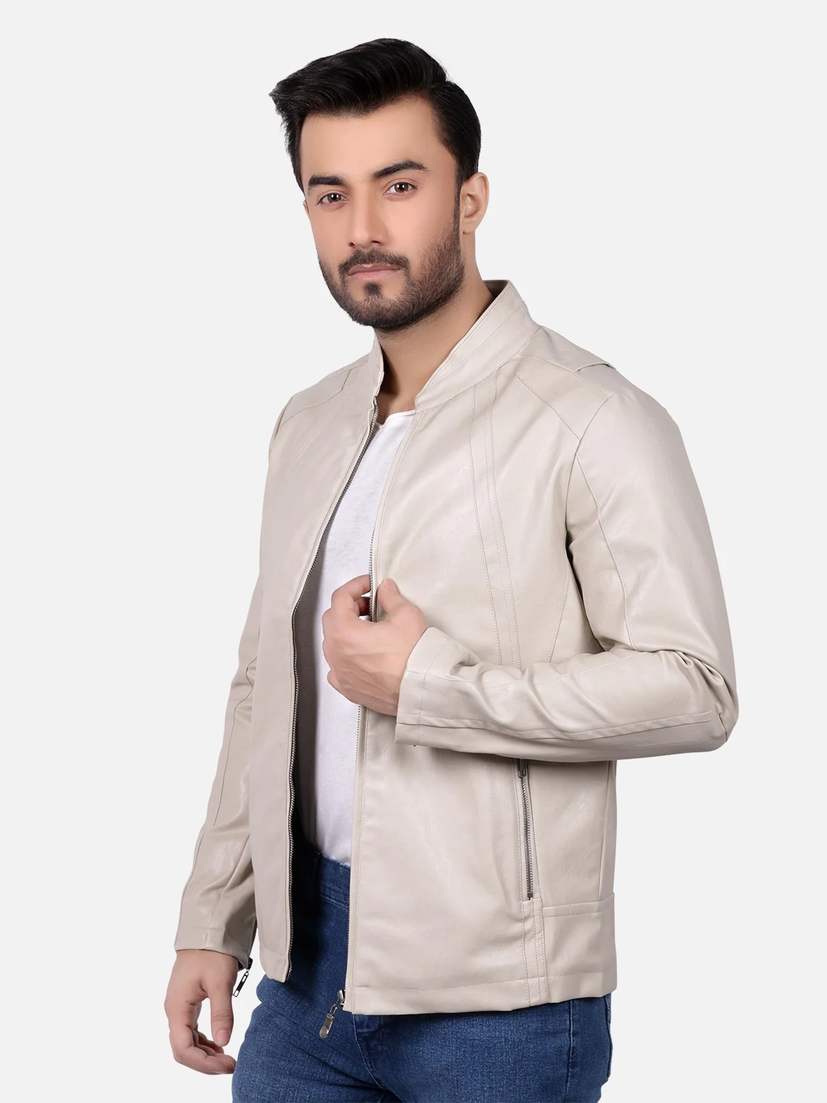 Leather Jacket - EMTJ18-015 - Image 3