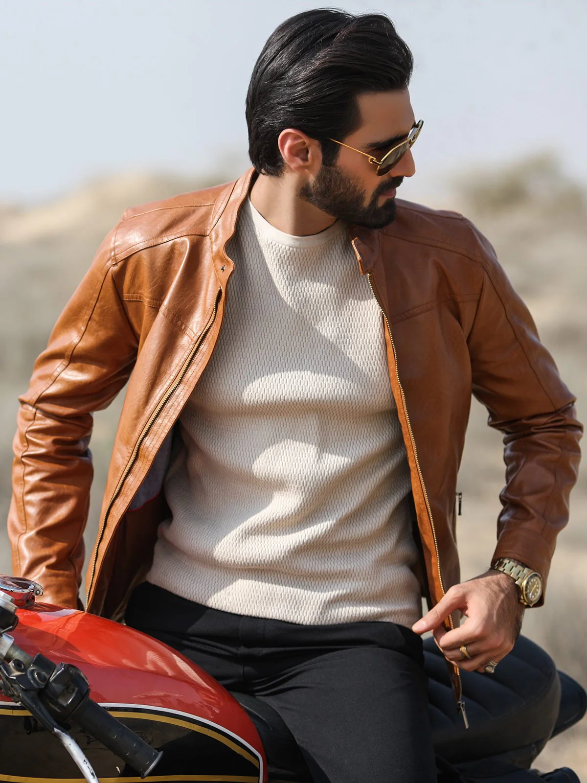 Leather Jacket - EMTJ18-016