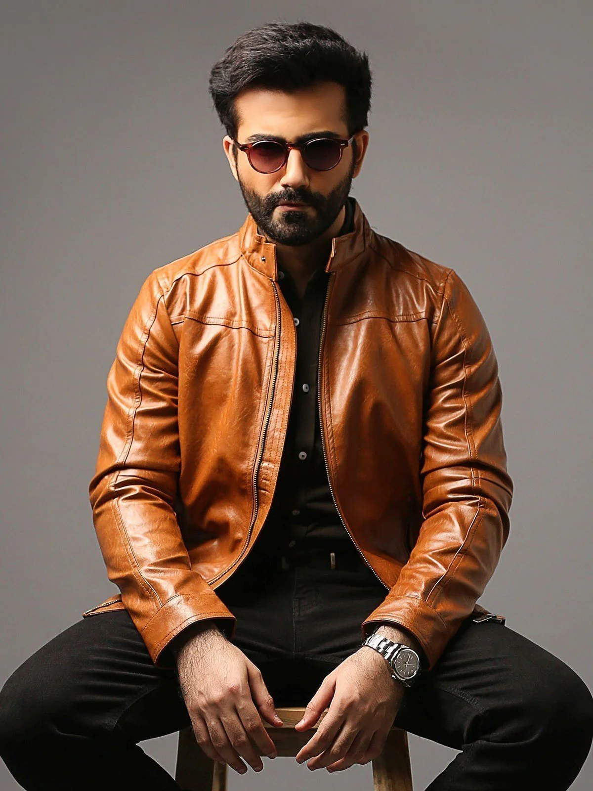 Leather Jacket - EMTJ18-016 - Image 2