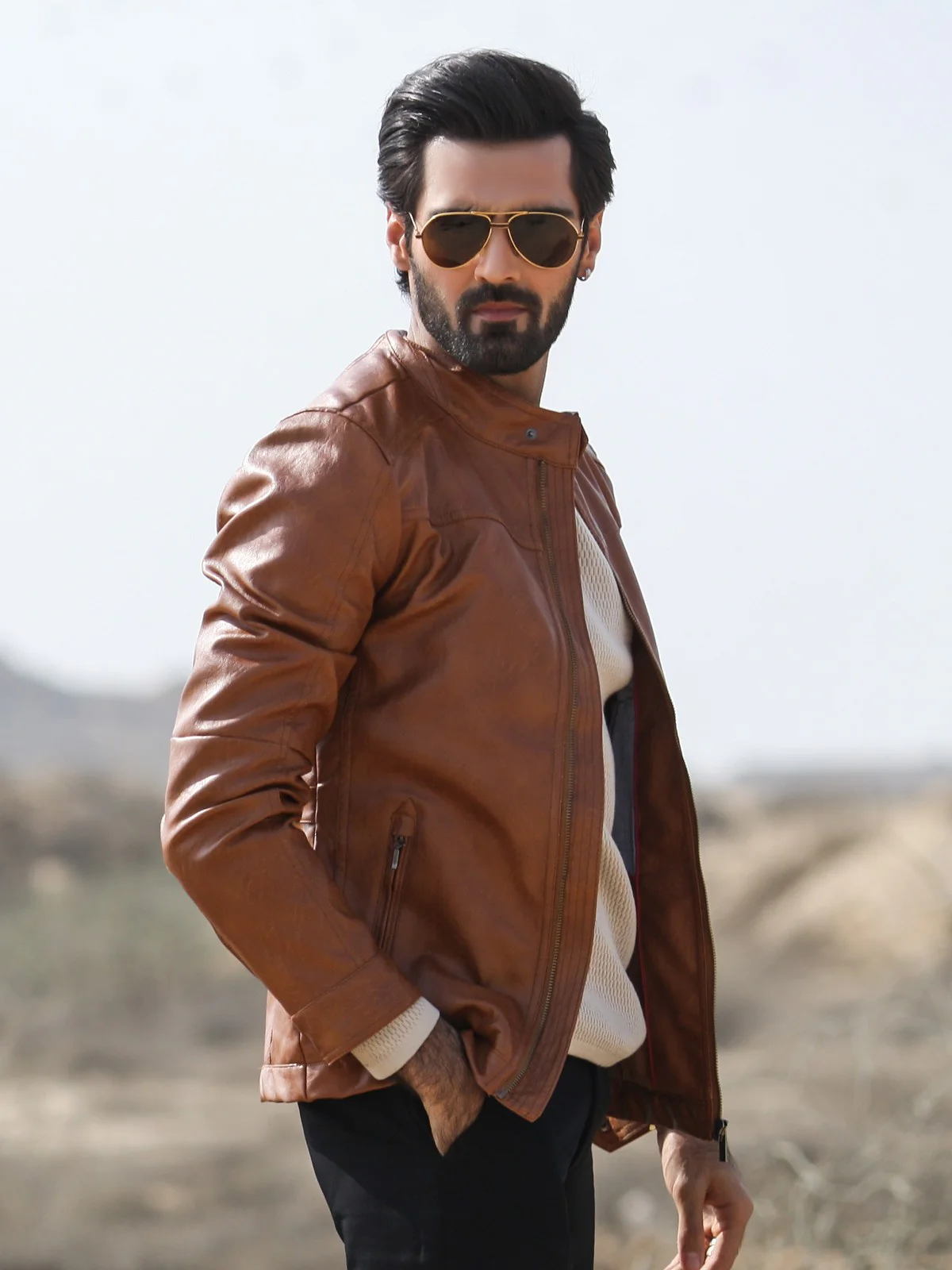 Leather Jacket - EMTJ18-016 - Image 4