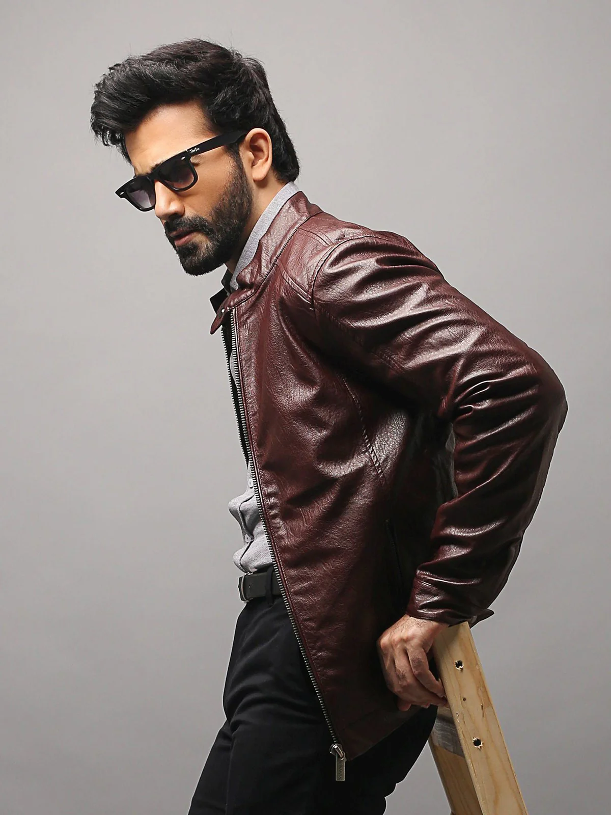 Leather Jacket - EMTJ18-017 - Image 3