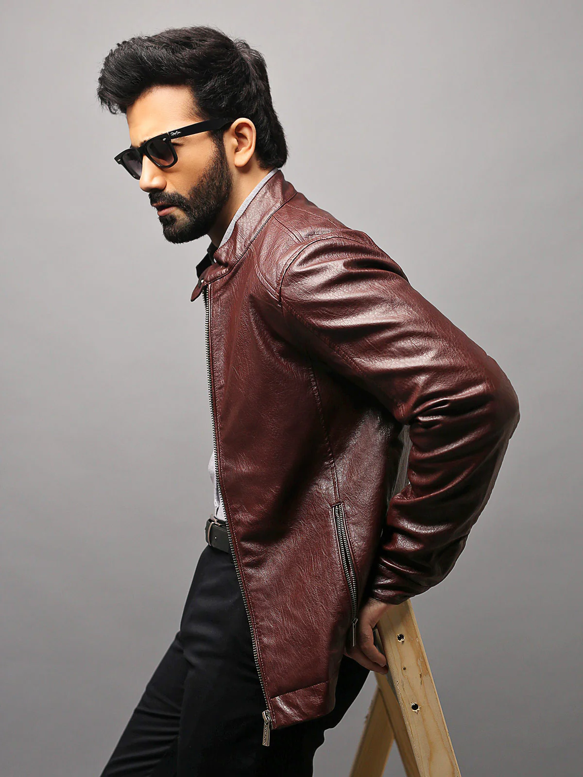 Leather Jacket - EMTJ18-017 - Image 4