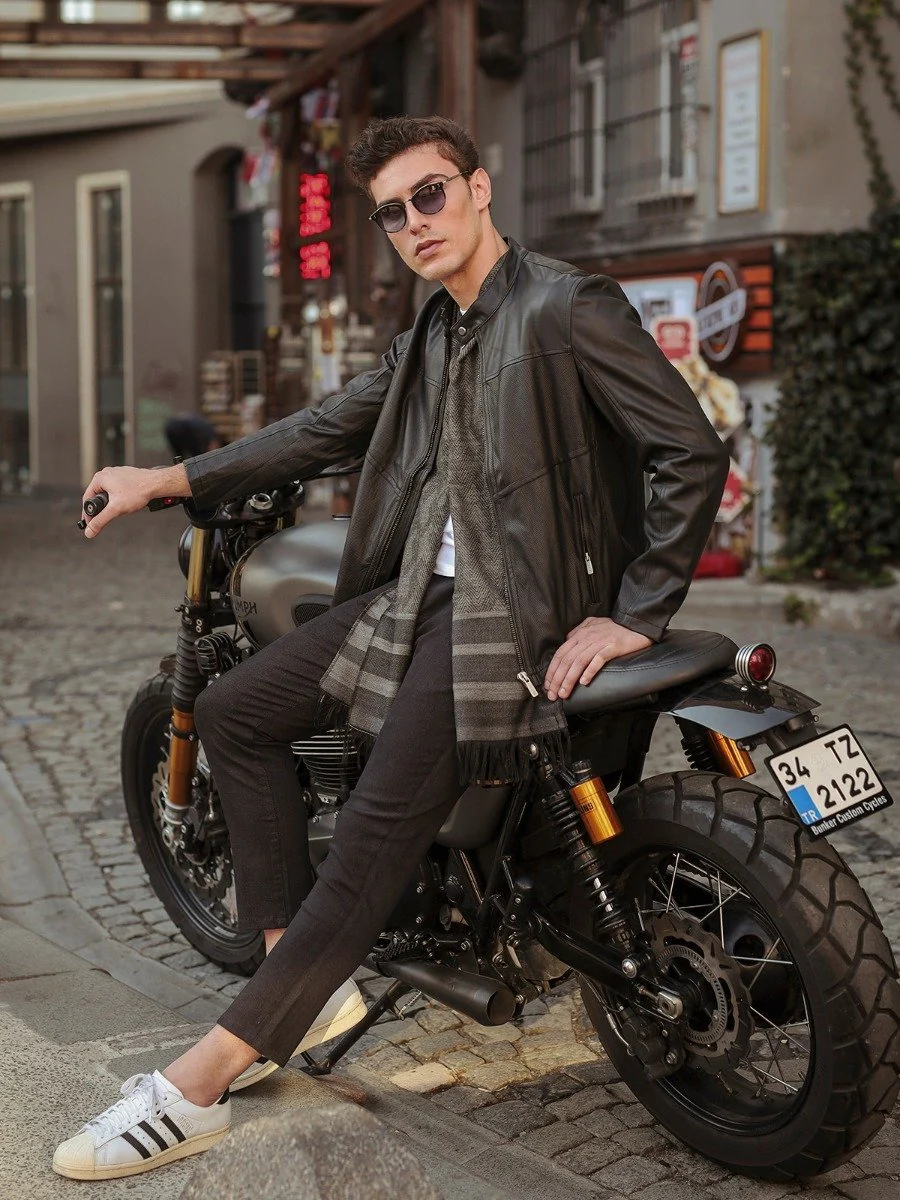 Leather Jacket - EMTJ20-003 - Image 3