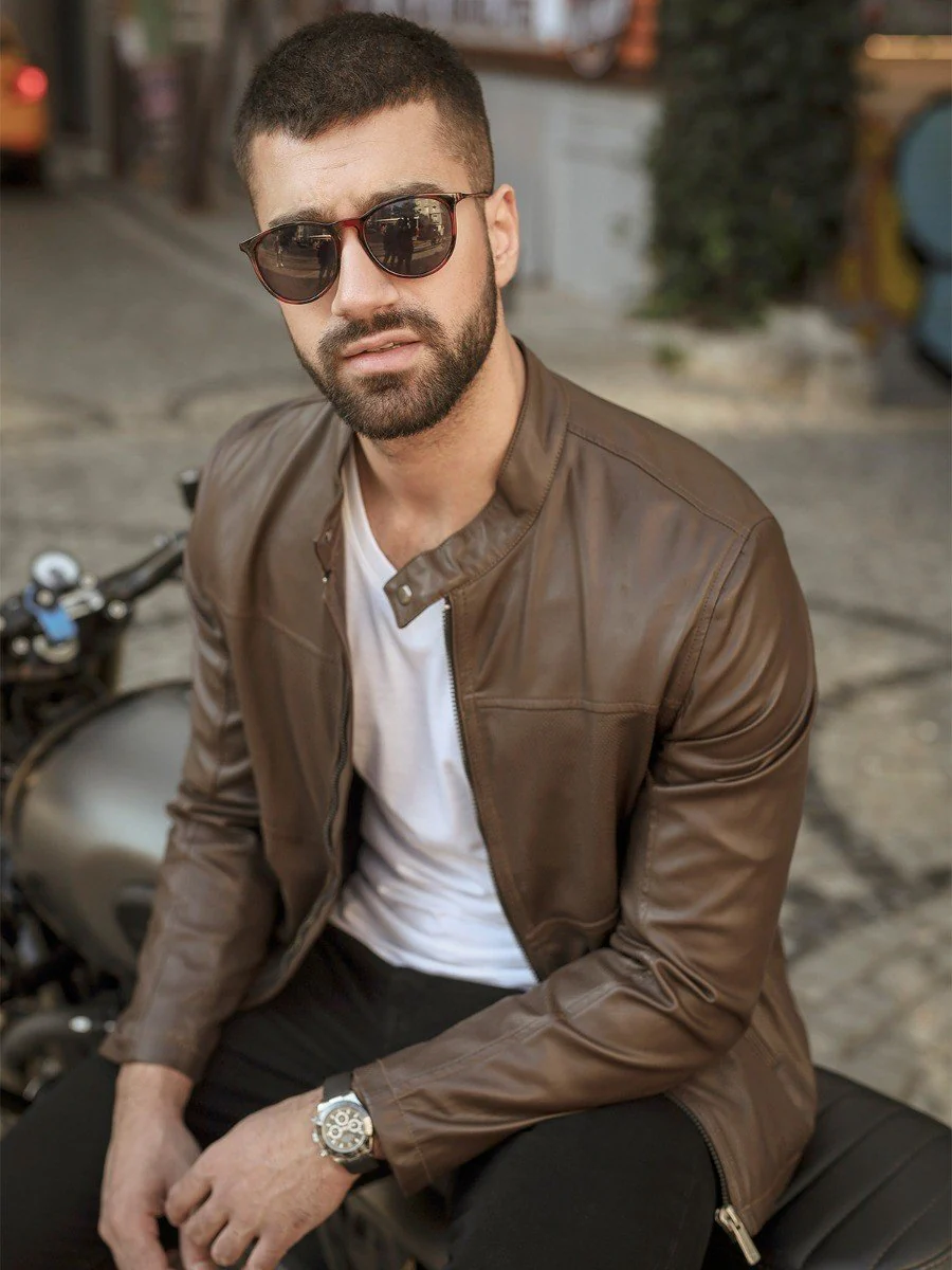 Leather Jacket - EMTJ20-008 - Image 2