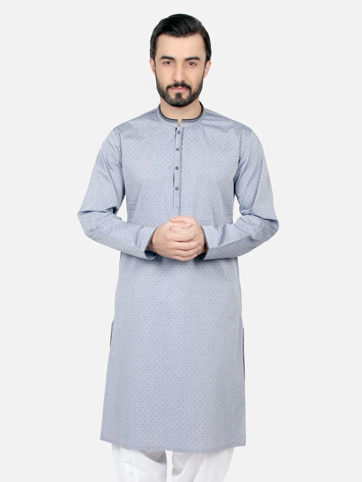 Embroidered Cotton Kurta - EMTK18S-9503