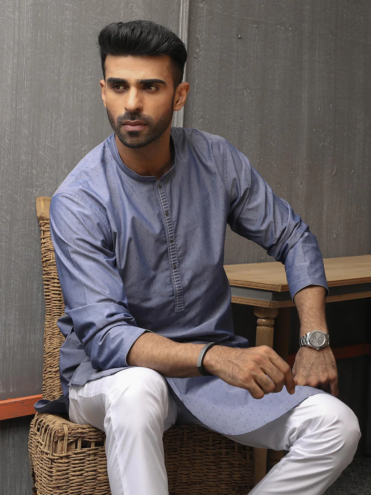 Cotton Kurta - EMTK18S-9505 - Image 2