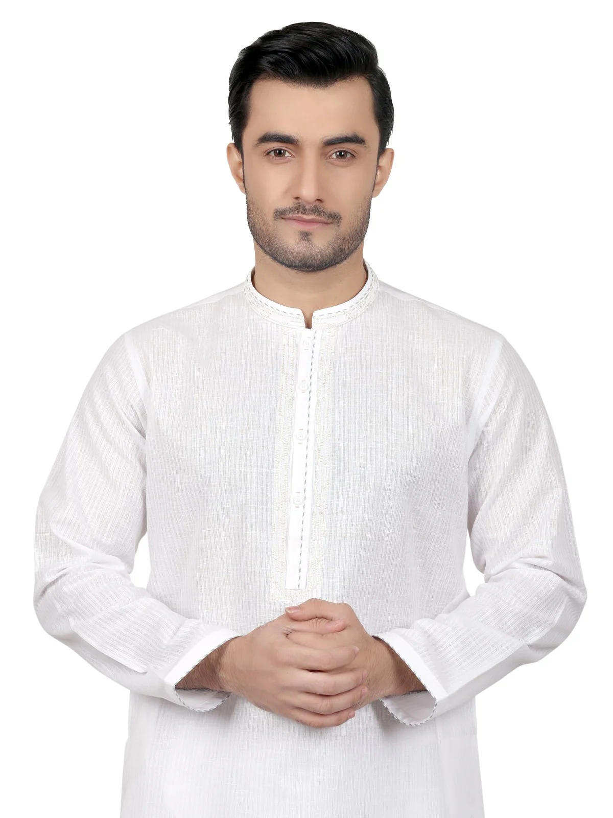 Embroidered Blended Kurta - EMTK18S-9626 - Image 2