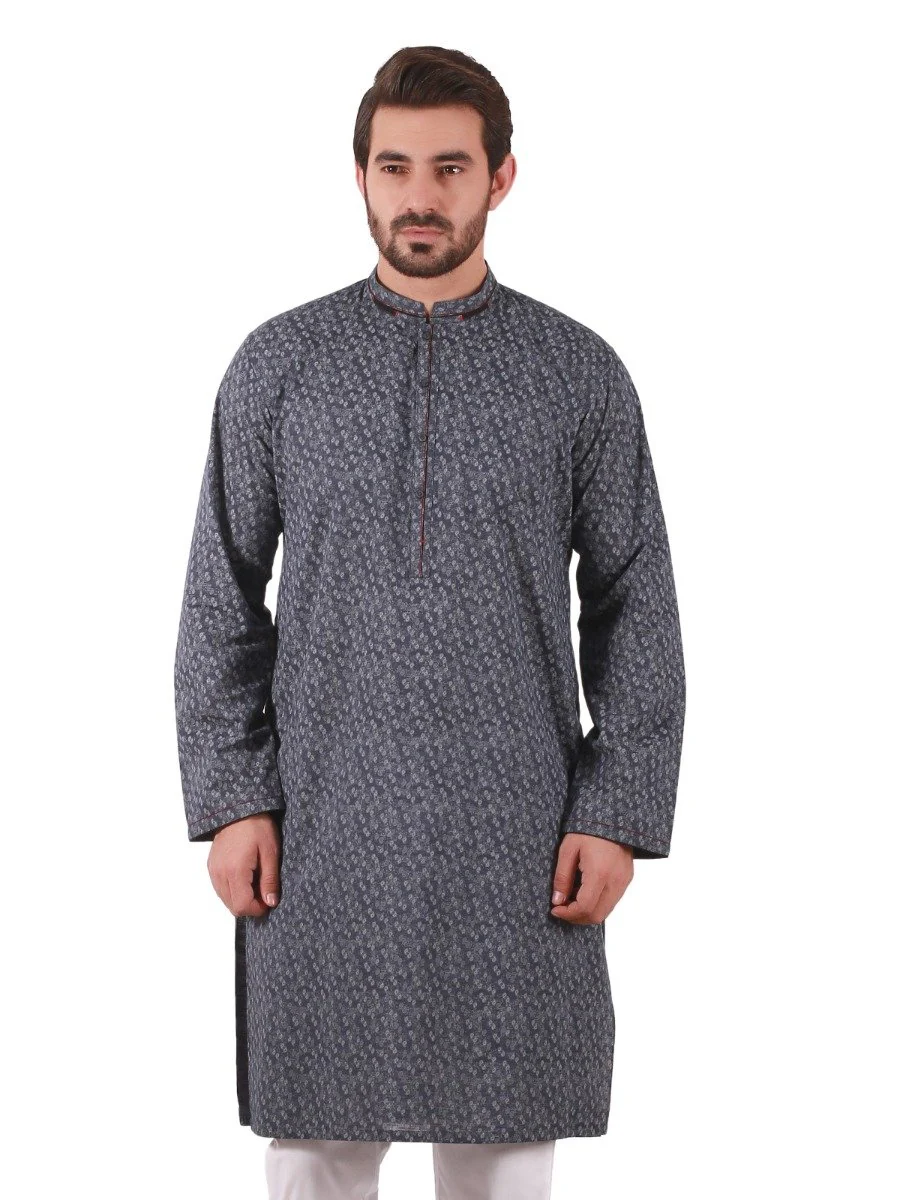 Embroidered Blended Kurta - EMTK20S-9830