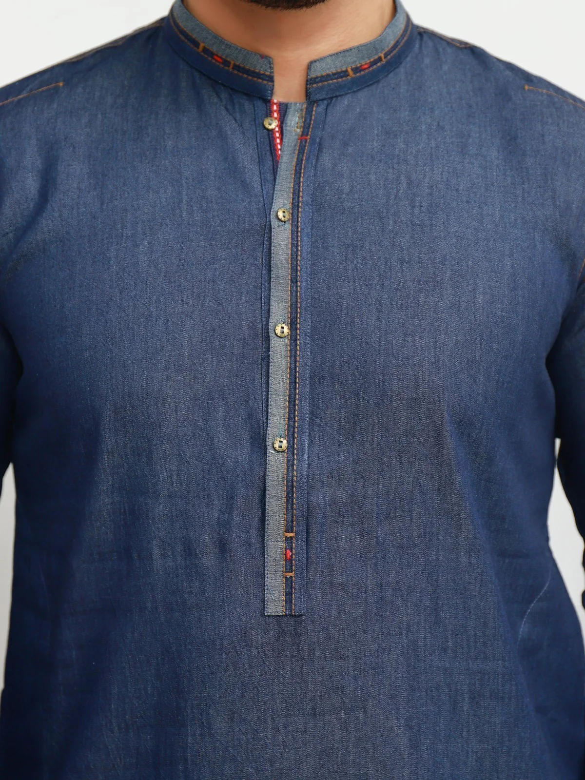 Denim Kurta - EMTK21S-99030 - Image 2