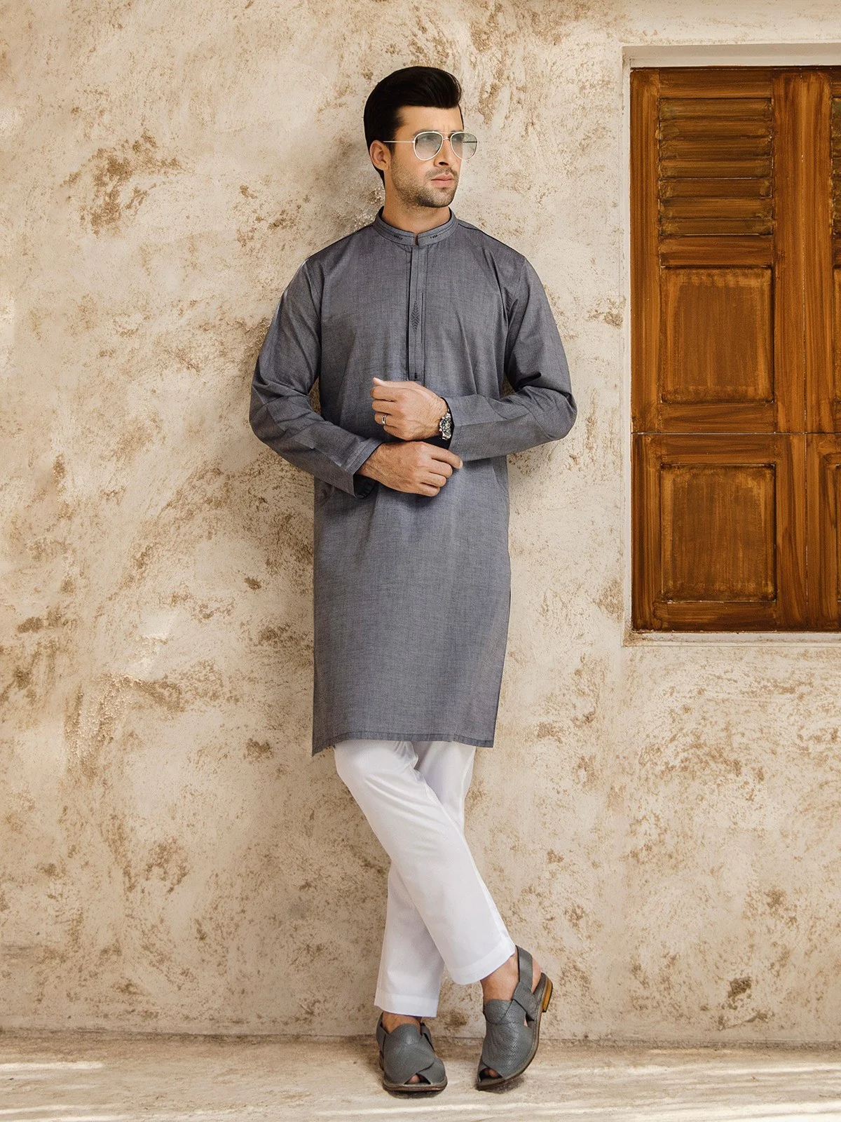 Cotton Kurta - EMTK21S-99060 - Image 3