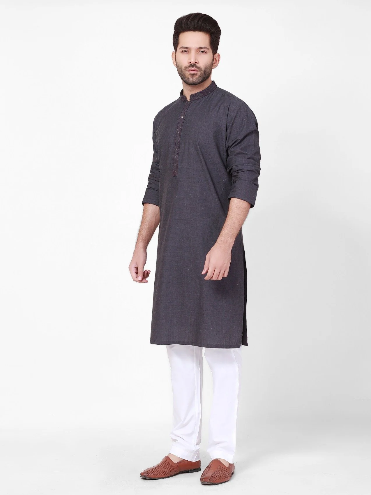 Embroidered Cotton Kurta - EMTK21S-99108