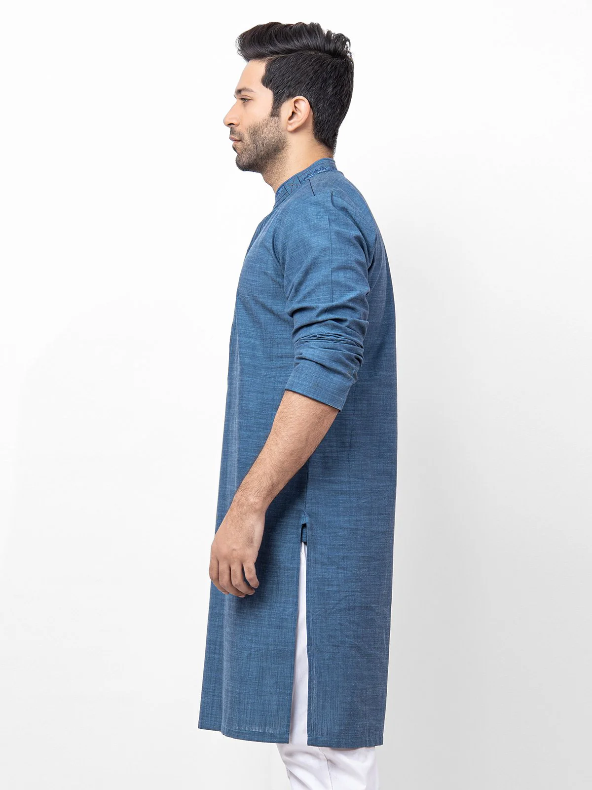 Embroidered Cotton Kurta - EMTK21S-99156 - Image 2