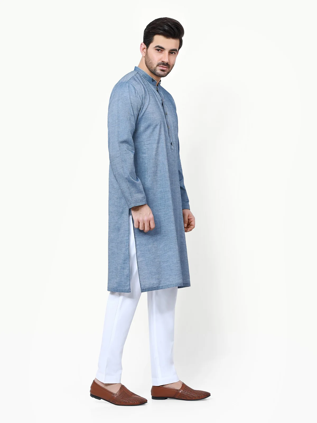 Cotton Kurta - EMTK22S-99144 - Image 3