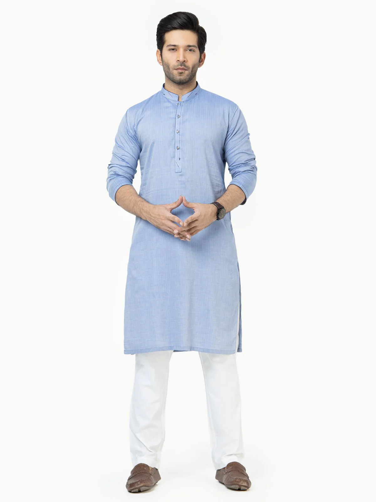 Embroidered Cotton Kurta - EMTK22S-99190