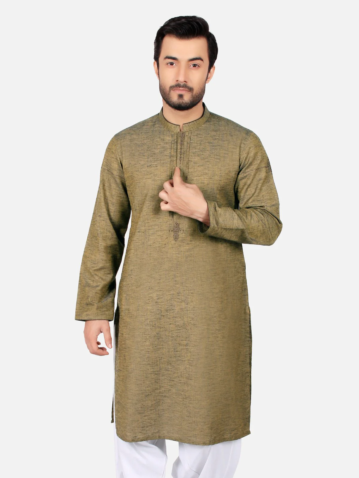 Embroidered Blended Kurta - EMTKC18-020