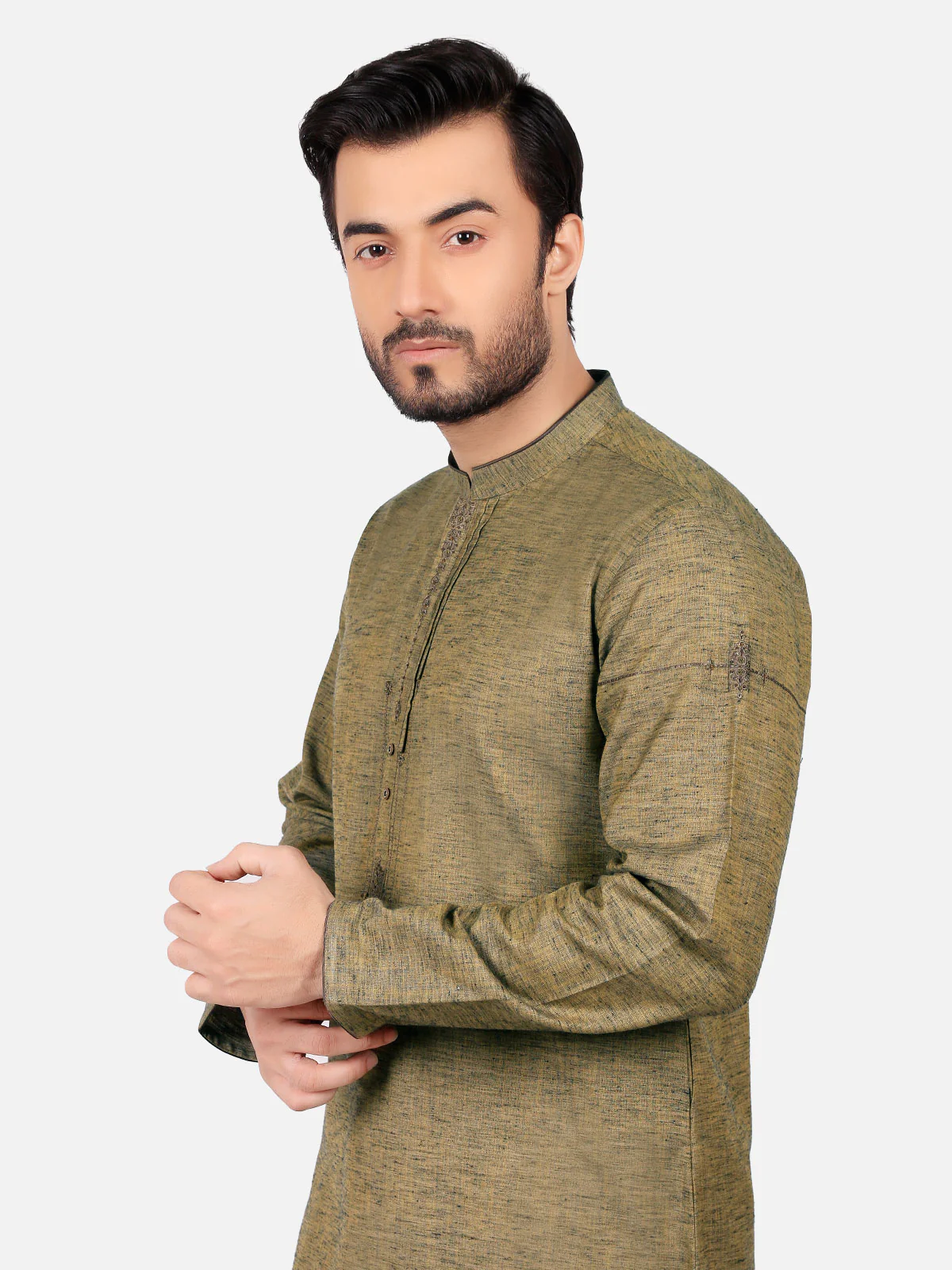Embroidered Blended Kurta - EMTKC18-020 - Image 2