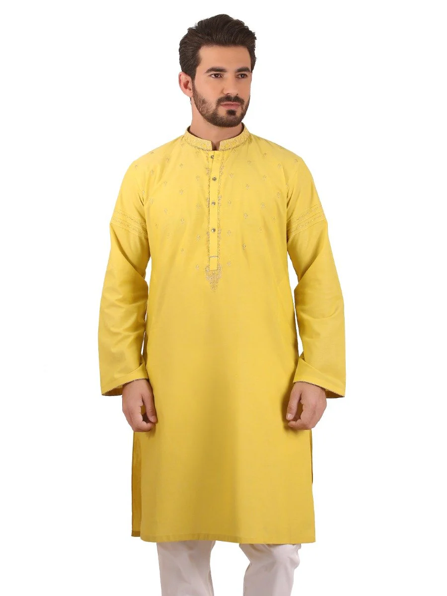 Embroidered Blended Kurta - EMTKC19-045