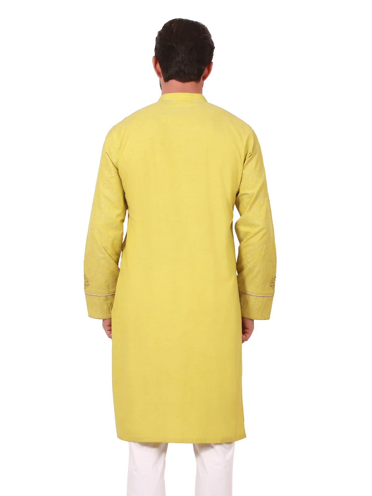 Embroidered Blended Kurta - EMTKC19-046 - Image 3