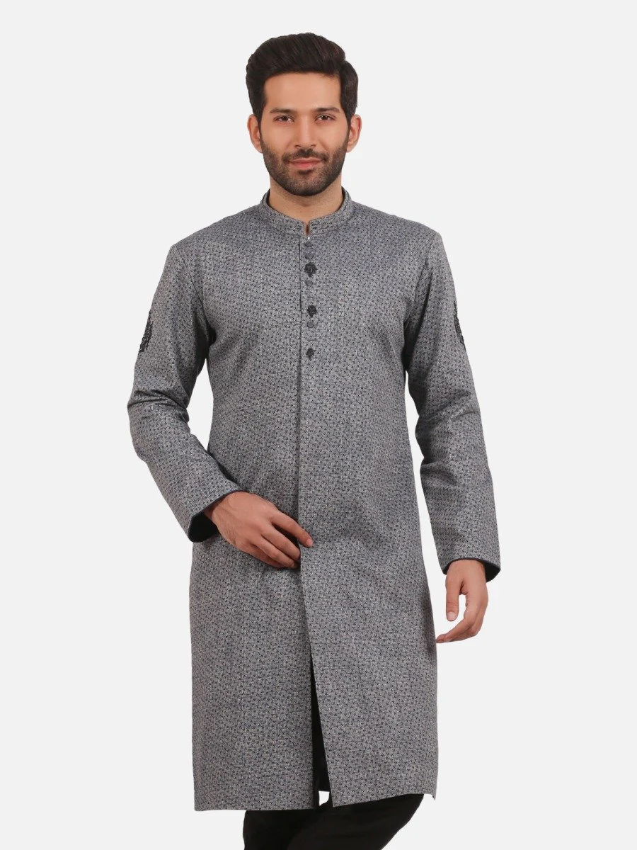 Embroidered Cotton Kurta - EMTKF20-004