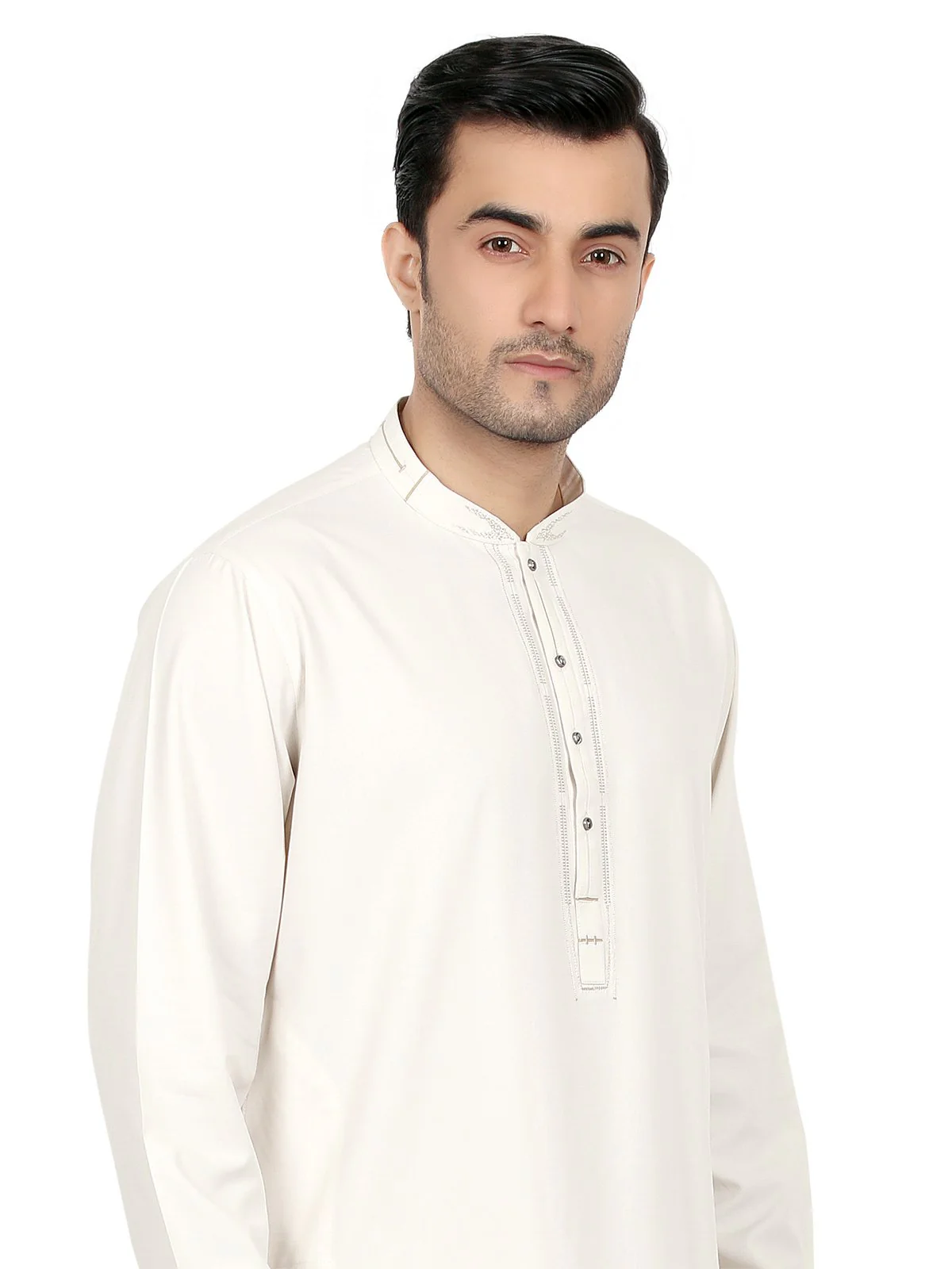 Embroidered Blended Shalwar Kameez - EMTKS18S-40593 - Image 2