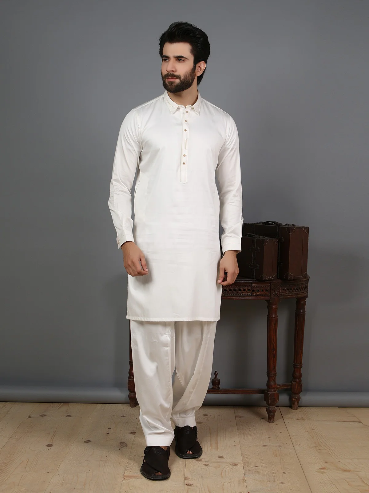 Cotton Shalwar Kameez - EMTKS19-027 - Image 2
