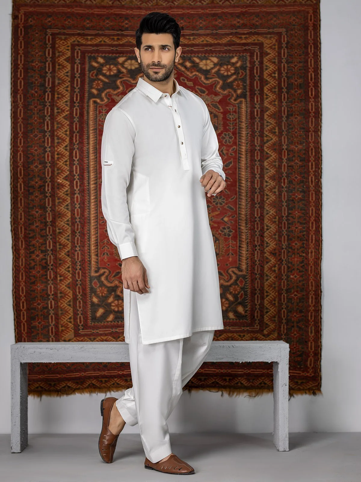 Cotton Shalwar Kameez - EMTKS20-047 - Image 4