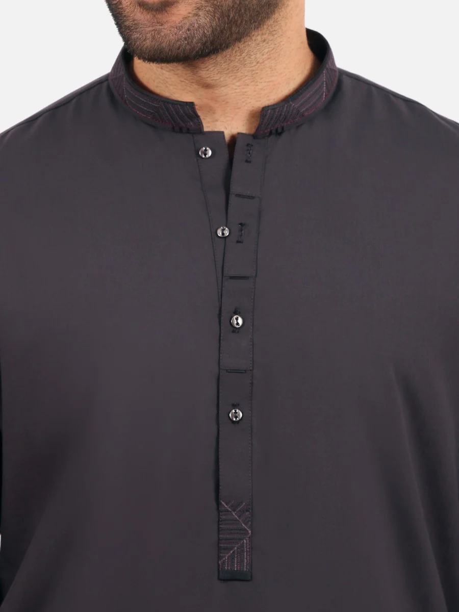 Embroidered Viscose Shalwar Kameez - EMTKS20S-40859 - Image 3