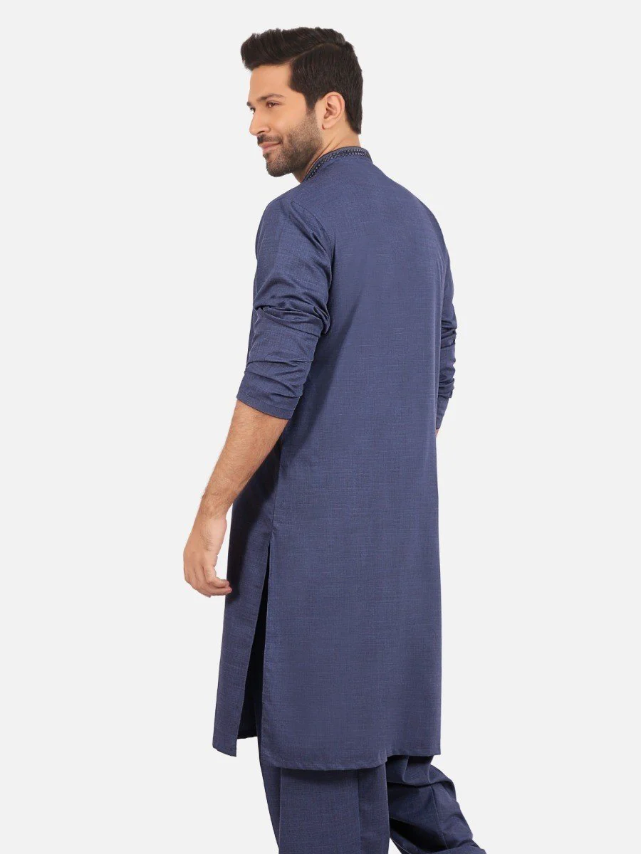 Embroidered Viscose Shalwar Kameez - EMTKS20S-40862 - Image 3