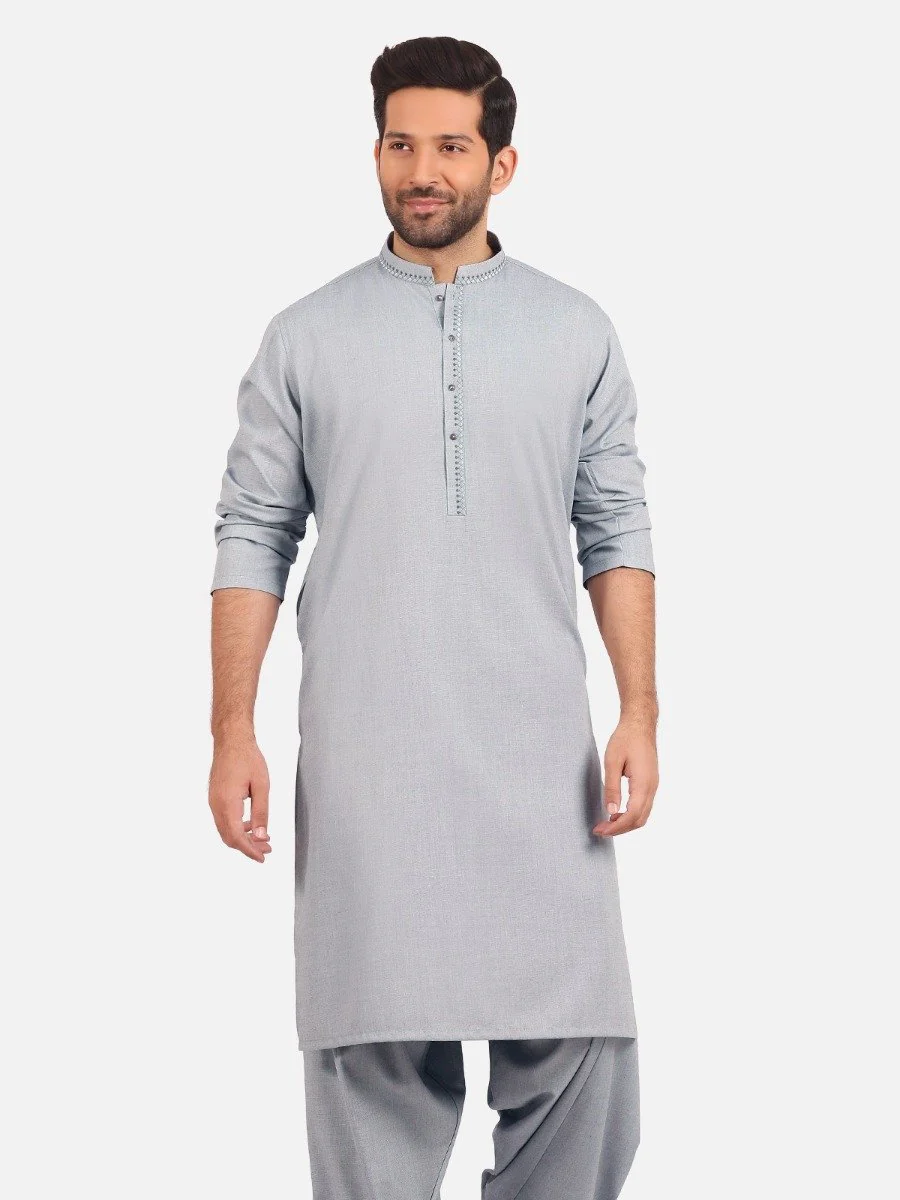 Embroidered Viscose Shalwar Kameez - EMTKS20S-40874
