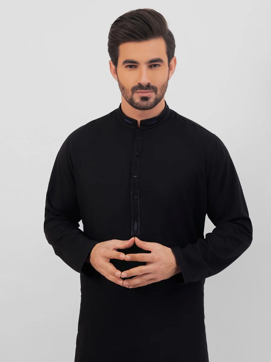 Embroidered Viscose Shalwar Kameez - EMTKS20S-40880 - Image 2