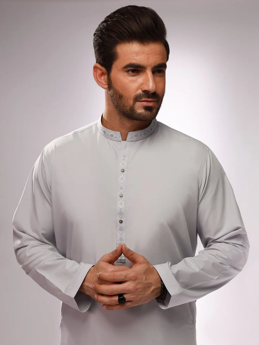Embroidered Blended Shalwar Kameez - EMTKS21S-40865 - Image 2