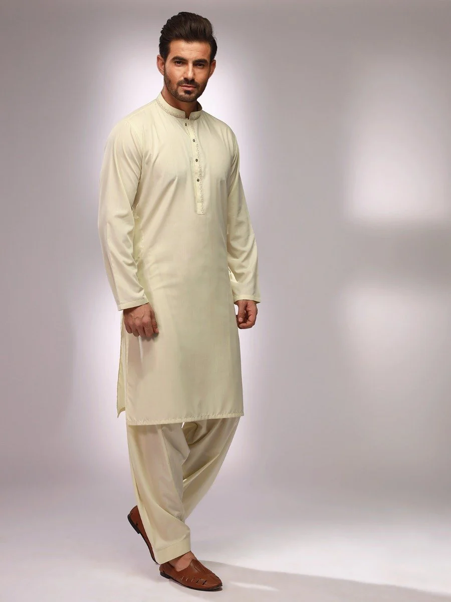 Embroidered Blended Shalwar Kameez - EMTKS21S-40868