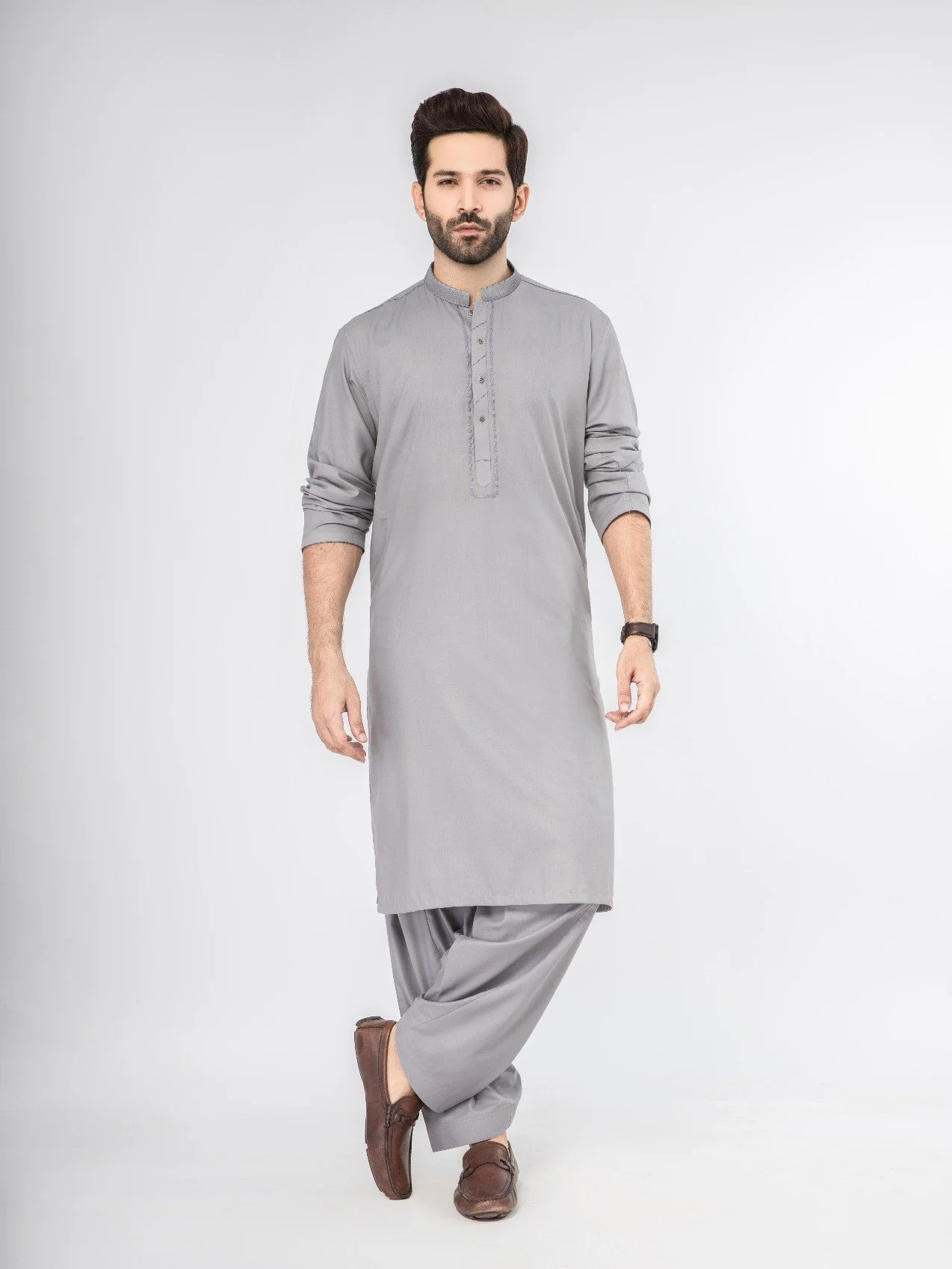 Embroidered Blended Shalwar Kameez - EMTKS21S-40907