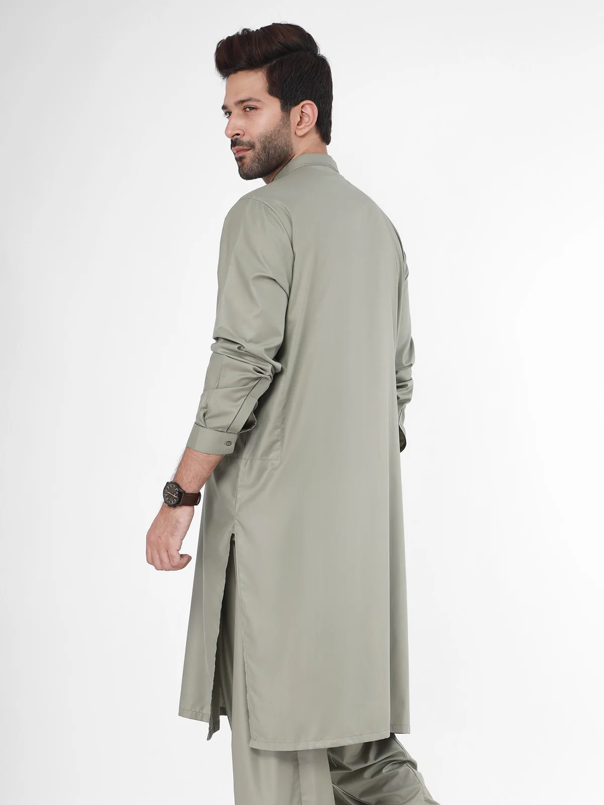 Embroidered Blended Shalwar Kameez - EMTKS21S-40917 - Image 3