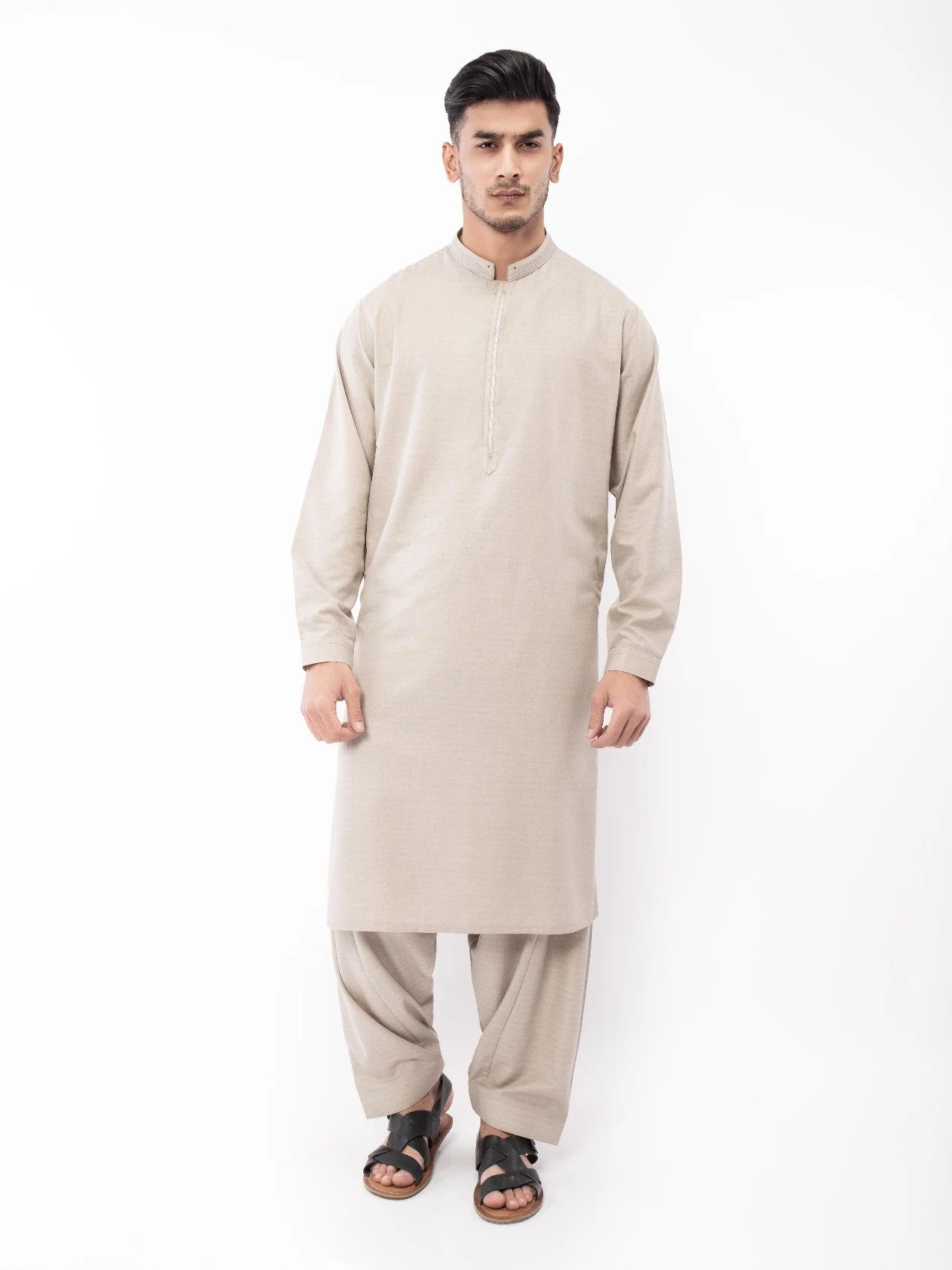 Embroidered Blended Shalwar Kameez - EMTKS21S-40920 - Image 5