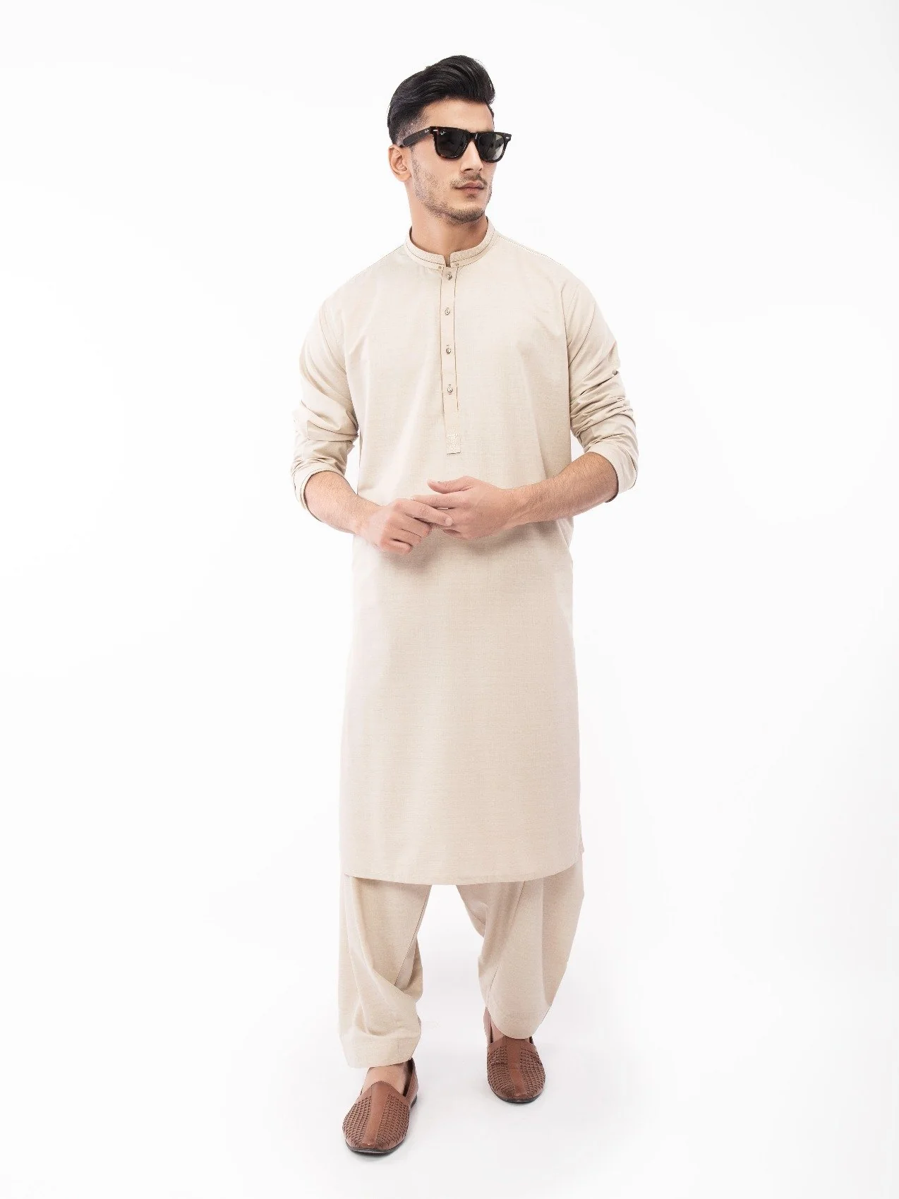 Embroidered Blended Shalwar Kameez - EMTKS21S-40921