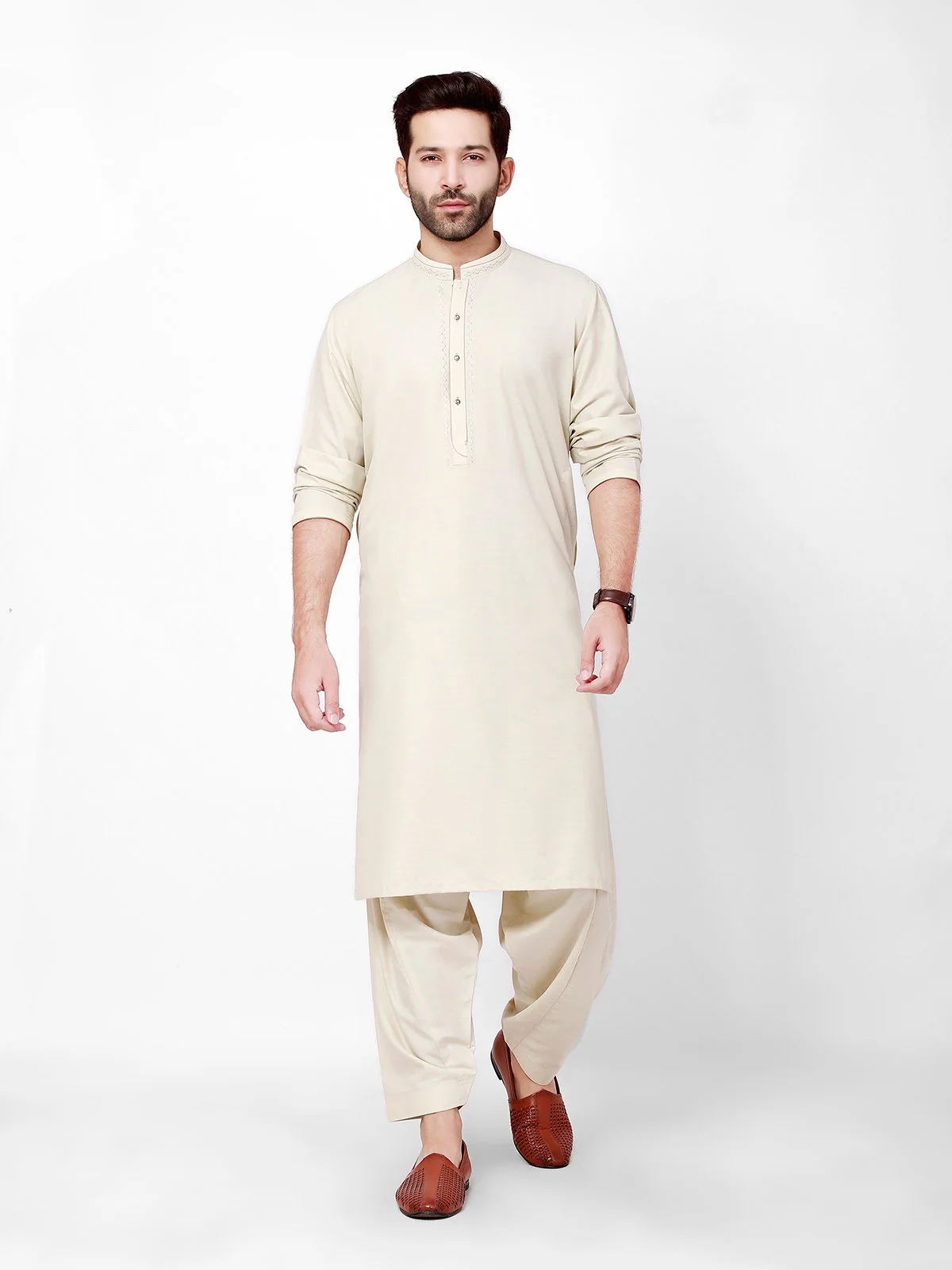Embroidered Blended Shalwar Kameez - EMTKS21S-40922