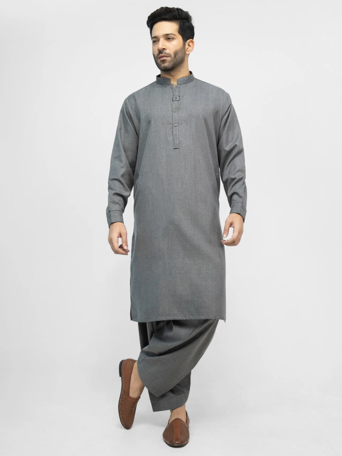 Embroidered Blended Shalwar Kameez - EMTKS21S-40931